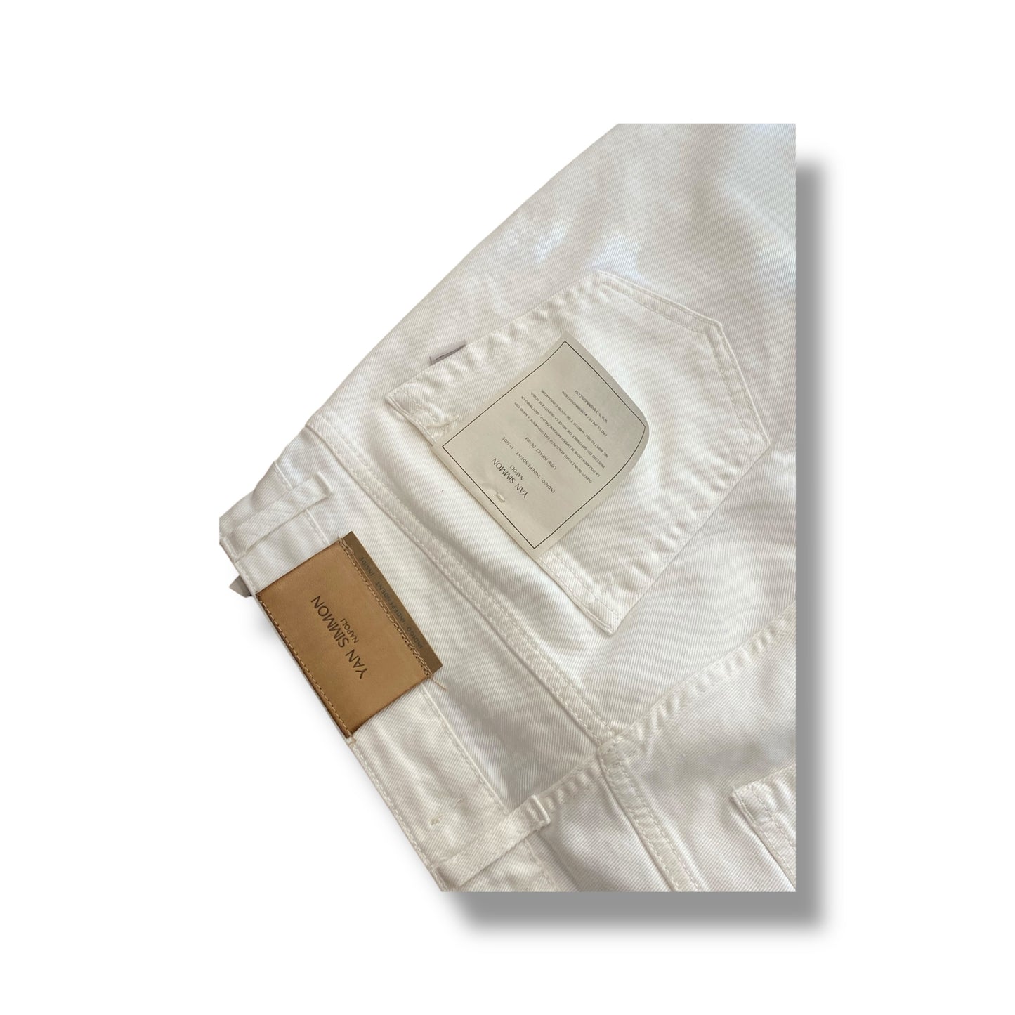 Yan Simmon pantalone 5 tasche off white