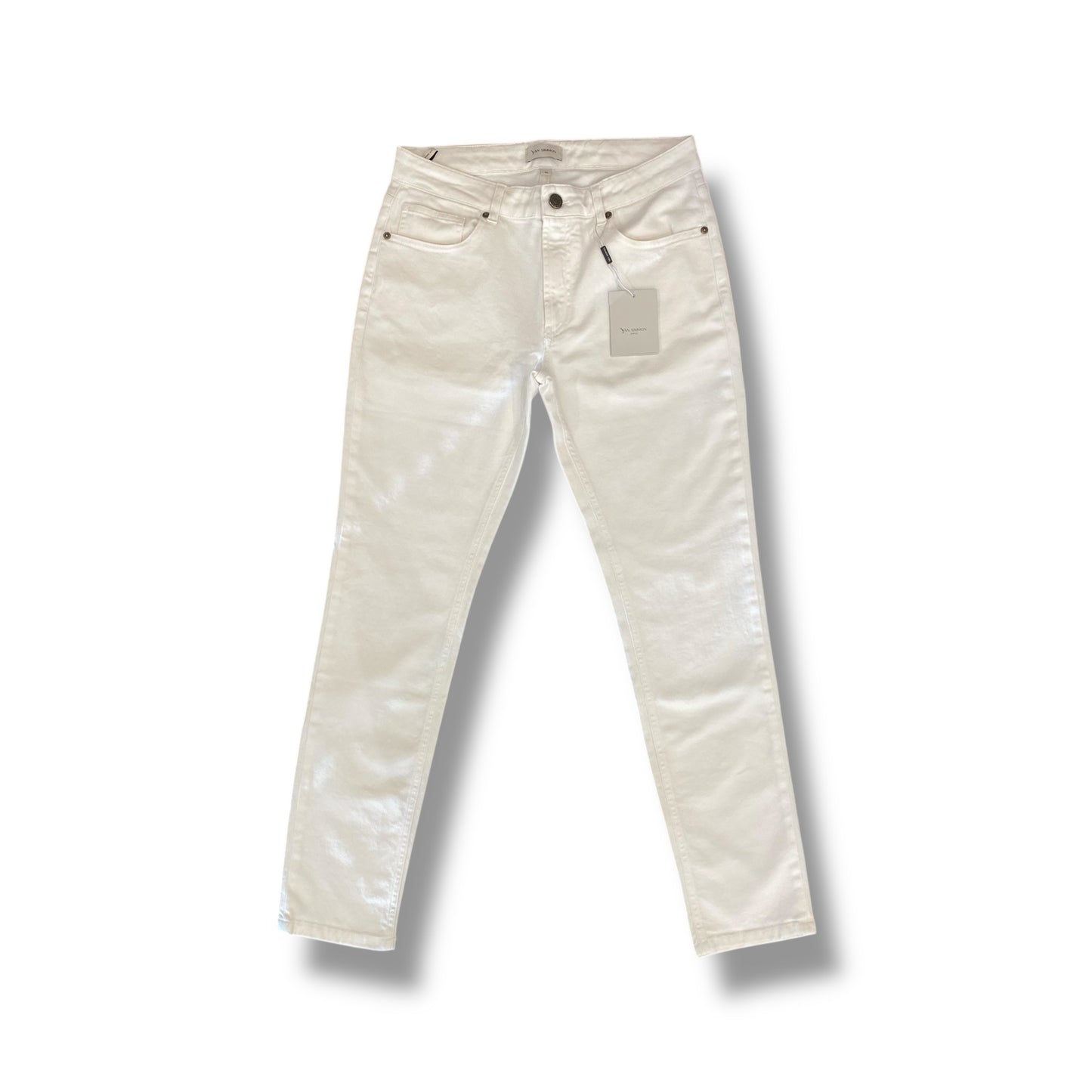 Yan Simmon pantalone 5 tasche off white